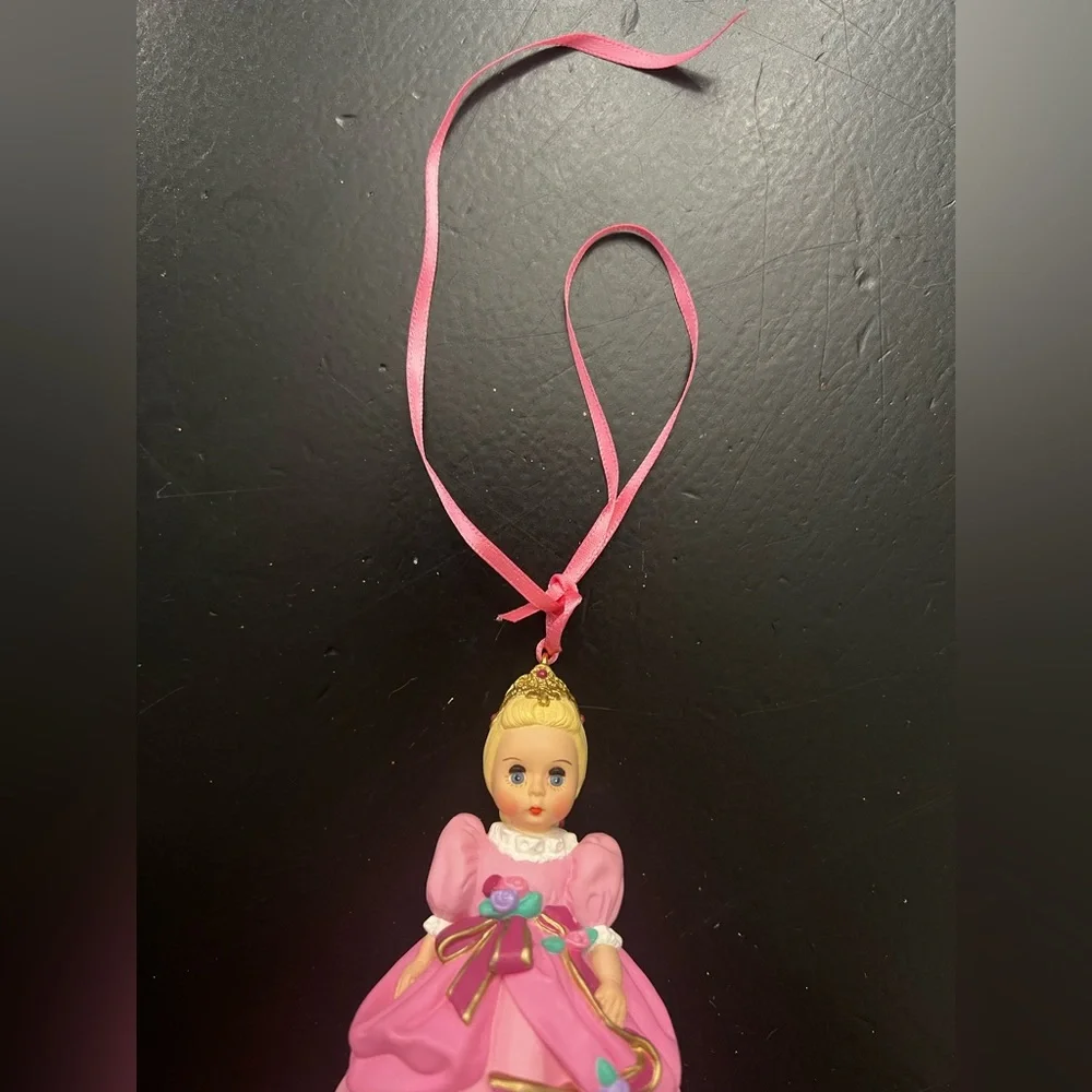 Hallmark Keepsake Ornament 1995 1996 Cinderella Pink Madame Alexander‎ & Box